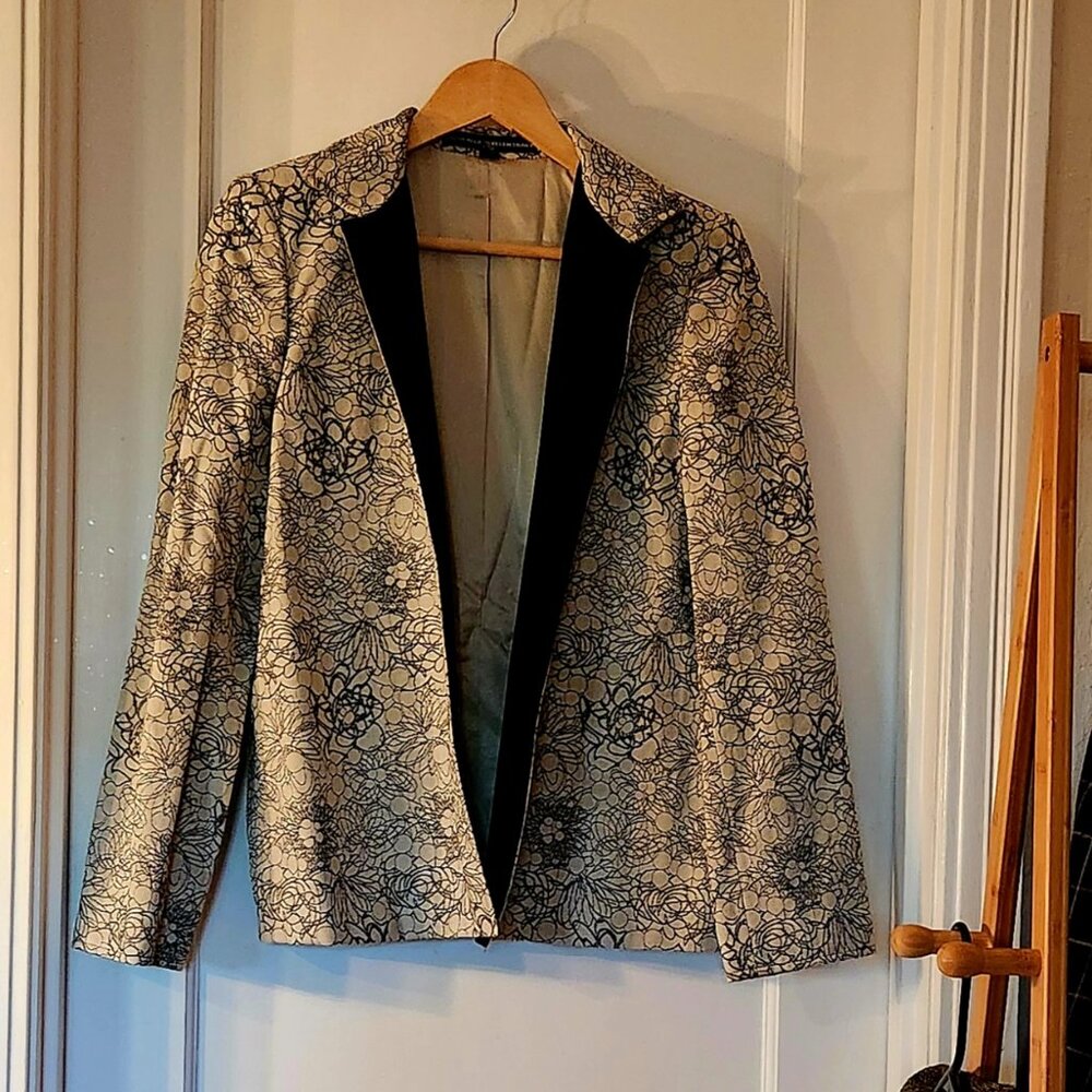 Linda Allard Ellen Tracy cotton open jacket